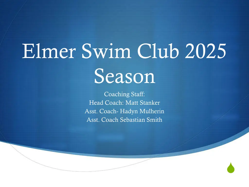 elmer swim club 2025 season coaching staff head n.w