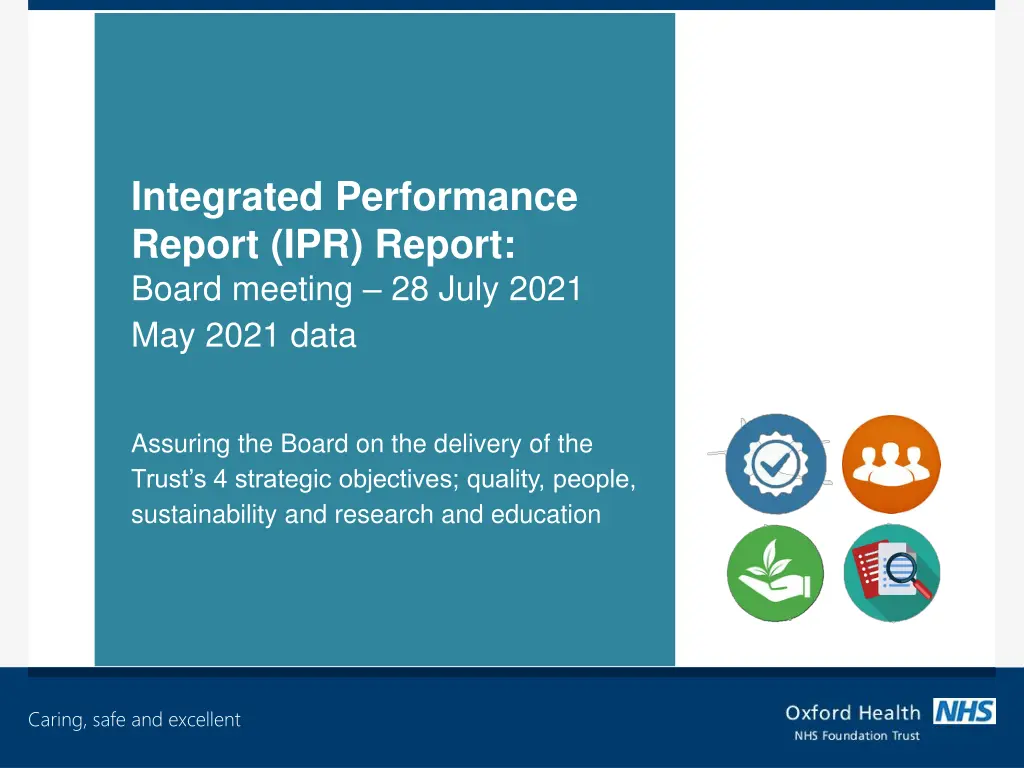 integrated performance report ipr report board n.w