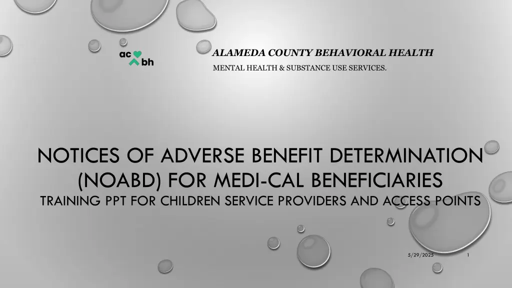 alameda county behavioral health n.w