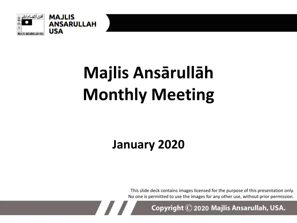 majlis ans rull h monthly meeting n.w