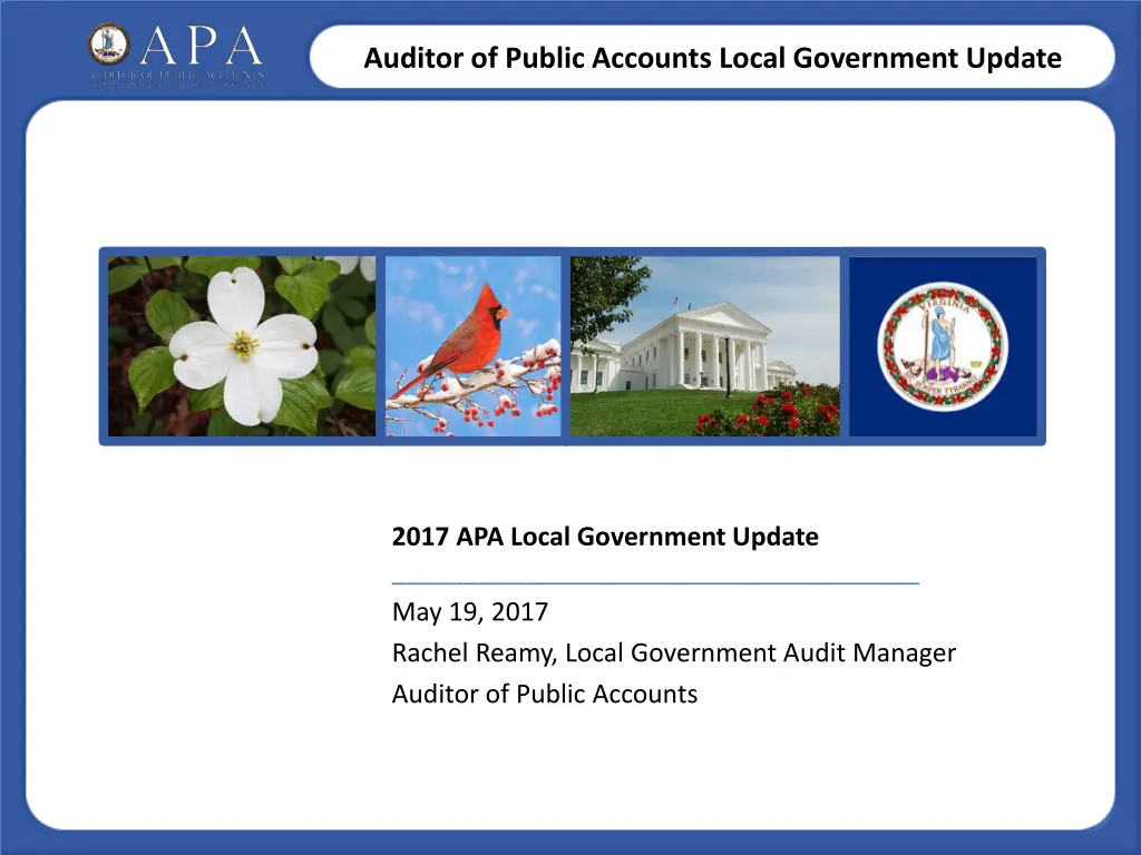 auditor of public accounts local government update n.w
