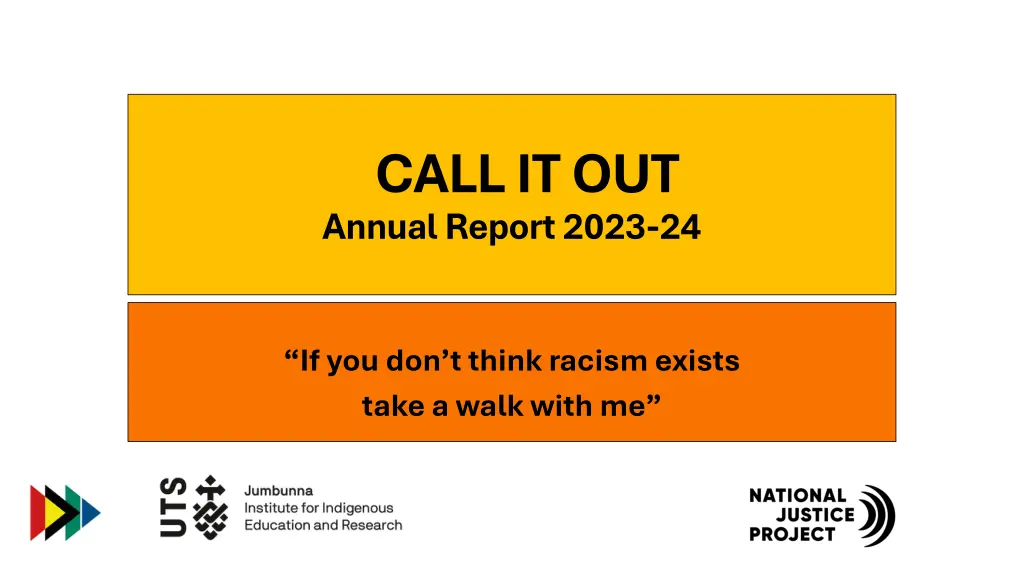 call it out annual report 2023 24 n.w