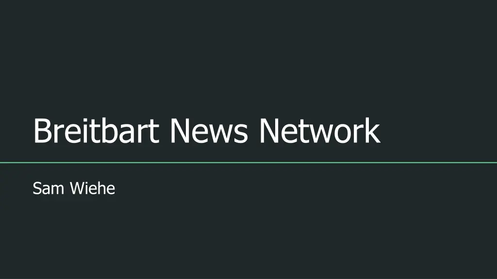 breitbart news network n.w