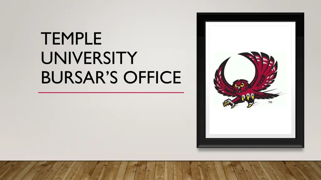 temple university bursar s office n.w