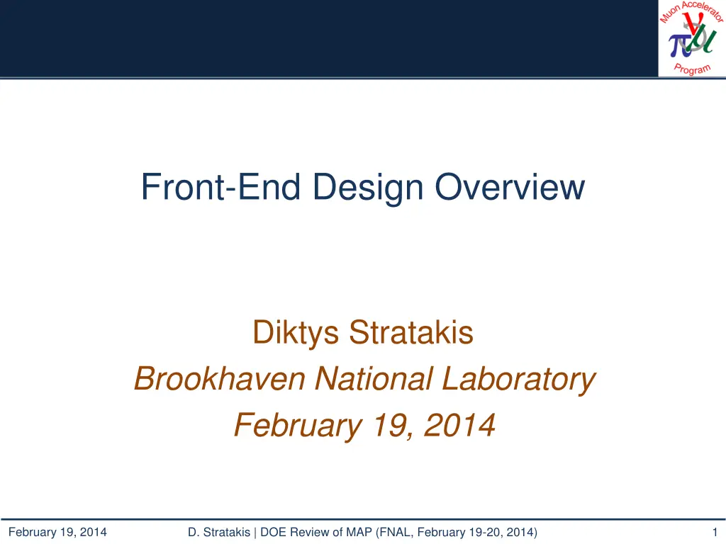 front end design overview n.w