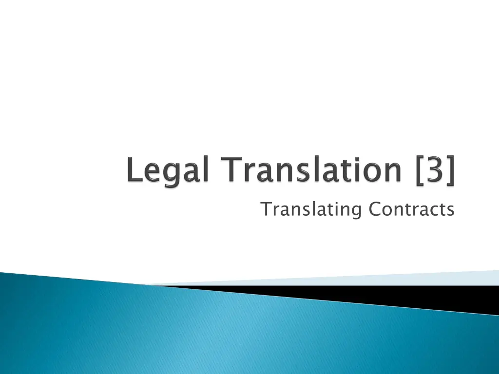 translating contracts n.w