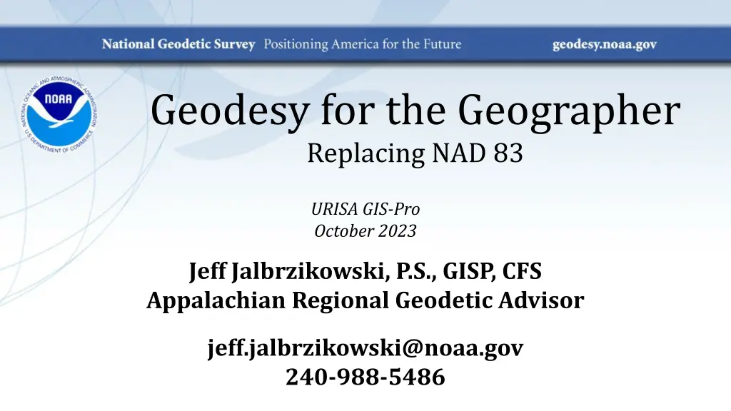 geodesy for the geographer replacing nad 83 n.w