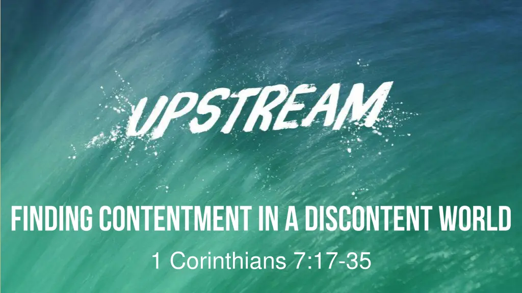 1 corinthians 7 17 35 n.w
