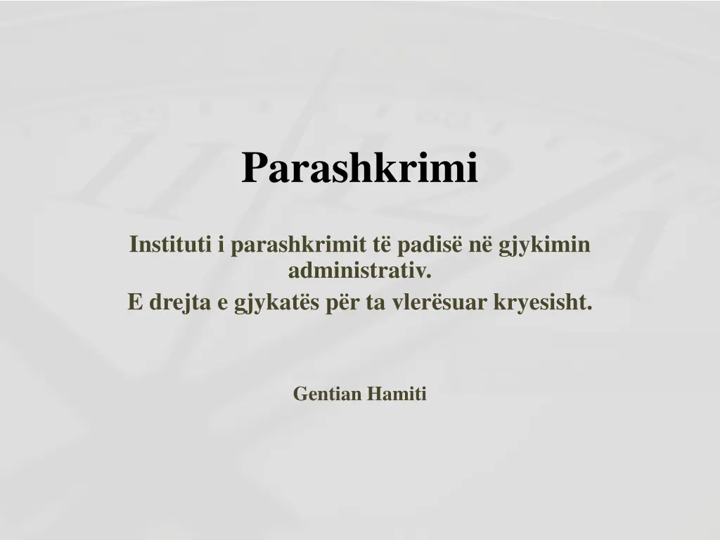 parashkrimi n.w