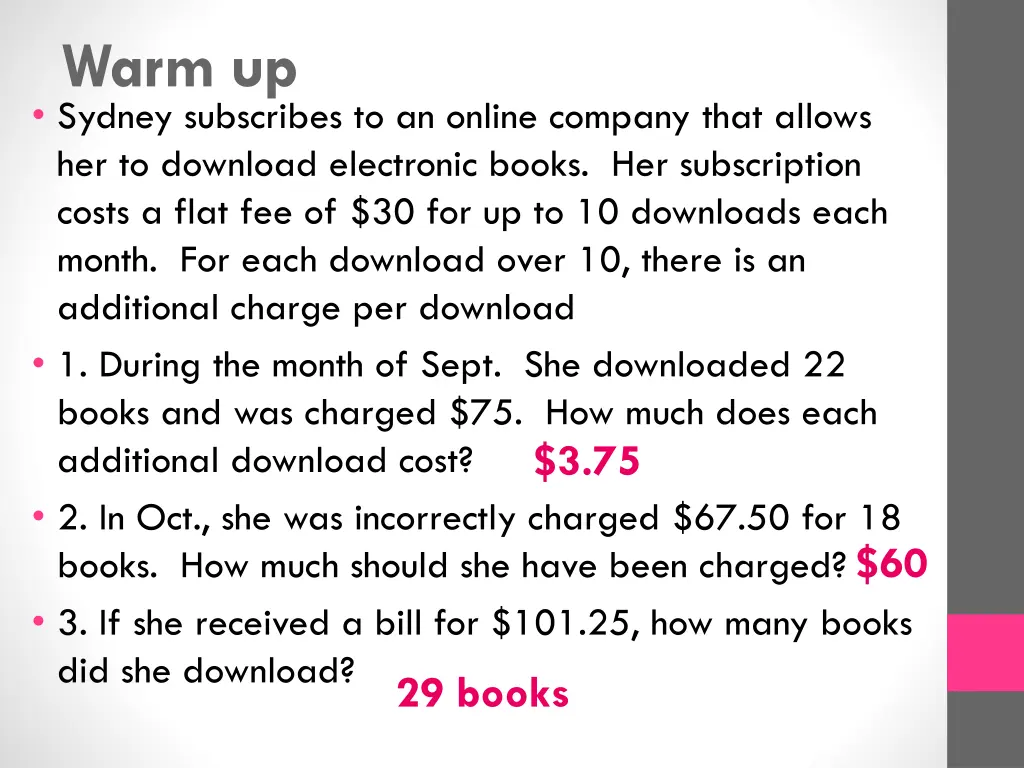 warm up sydney subscribes to an online company n.w