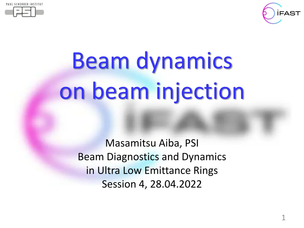 beam dynamics on beam injection n.w