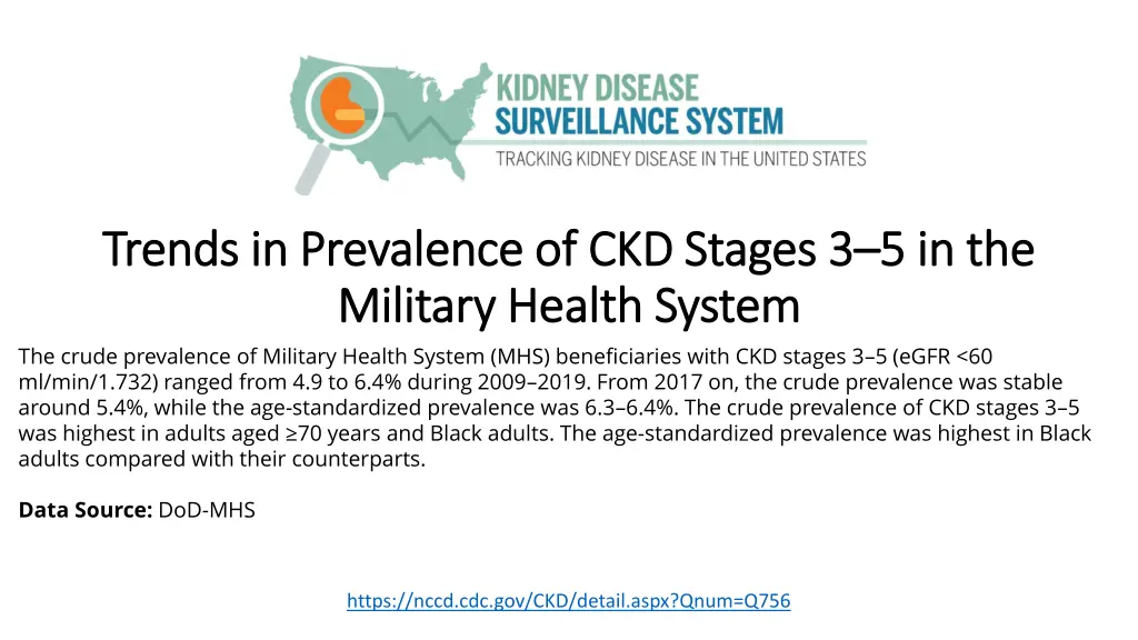 trends in prevalence of ckd stages 3 trends n.w