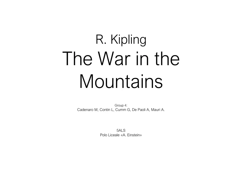 r kipling n.w