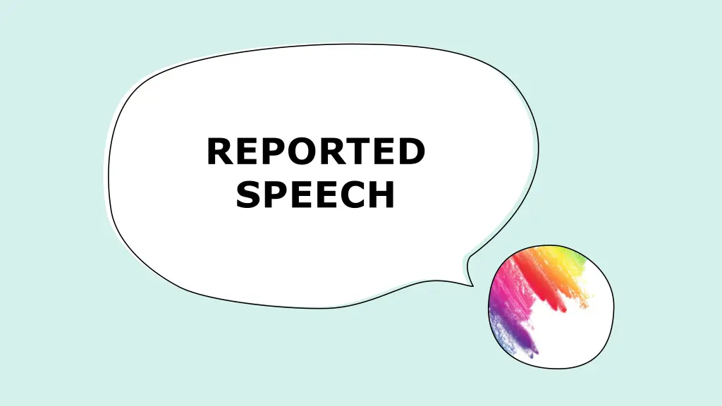reported speech n.w