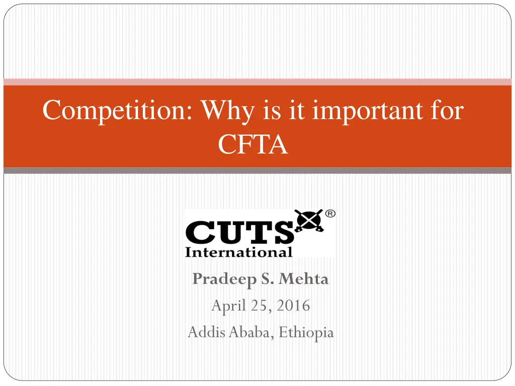 competition why is it important for cfta n.w