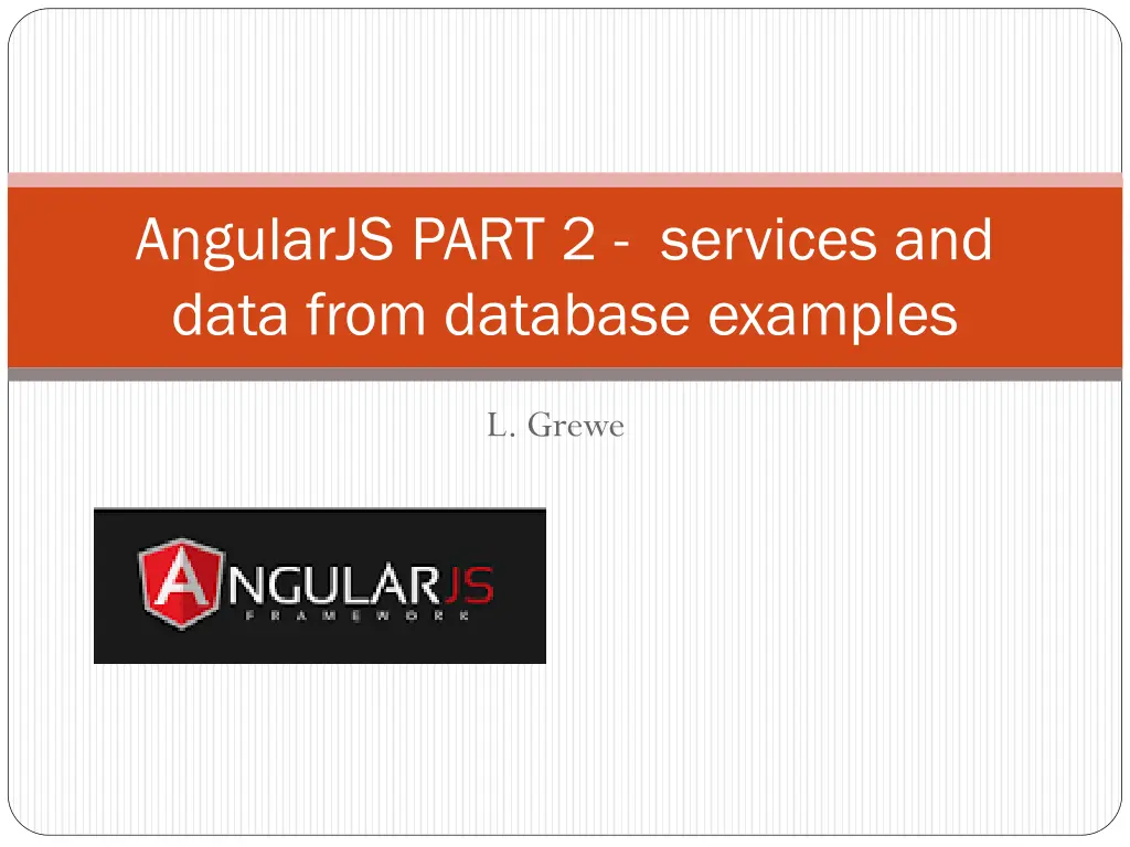 angularjs part 2 services and data from database n.w