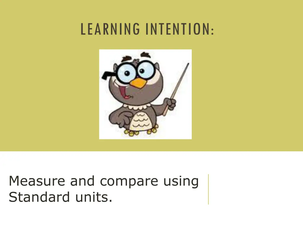 learning intention n.w