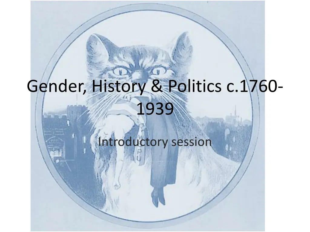 gender history politics c 1760 1939 n.w