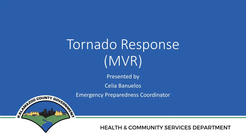 tornado response mvr n.w