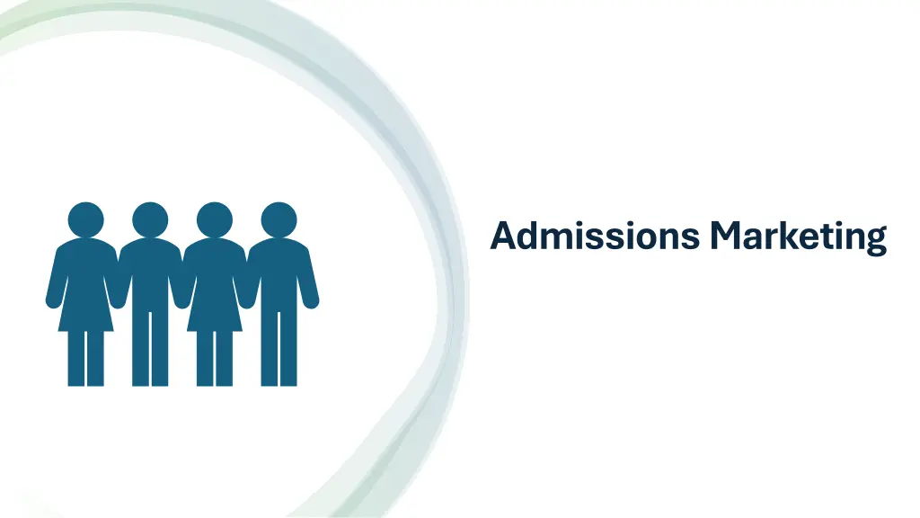 admissions marketing n.w