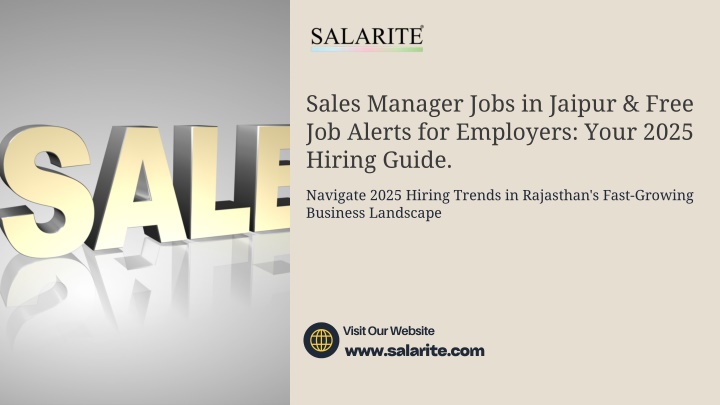 sales manager jobs in jaipur free job alerts n.w