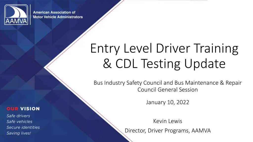 entry level driver training cdl testing update n.w