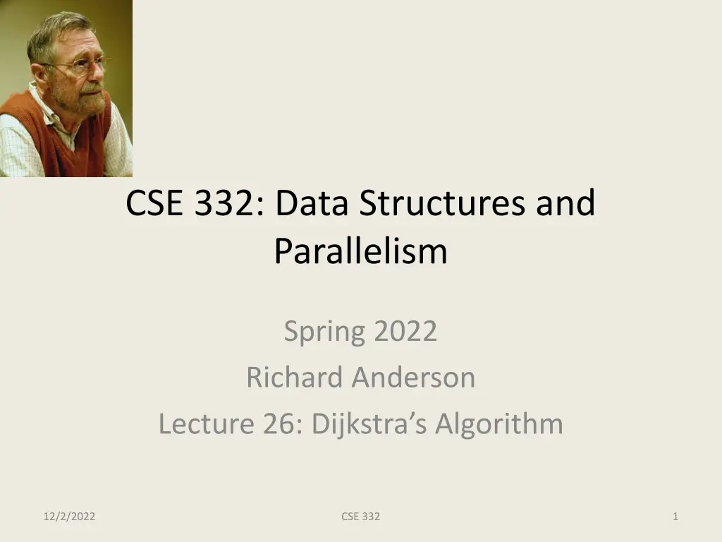 cse 332 data structures and parallelism n.w