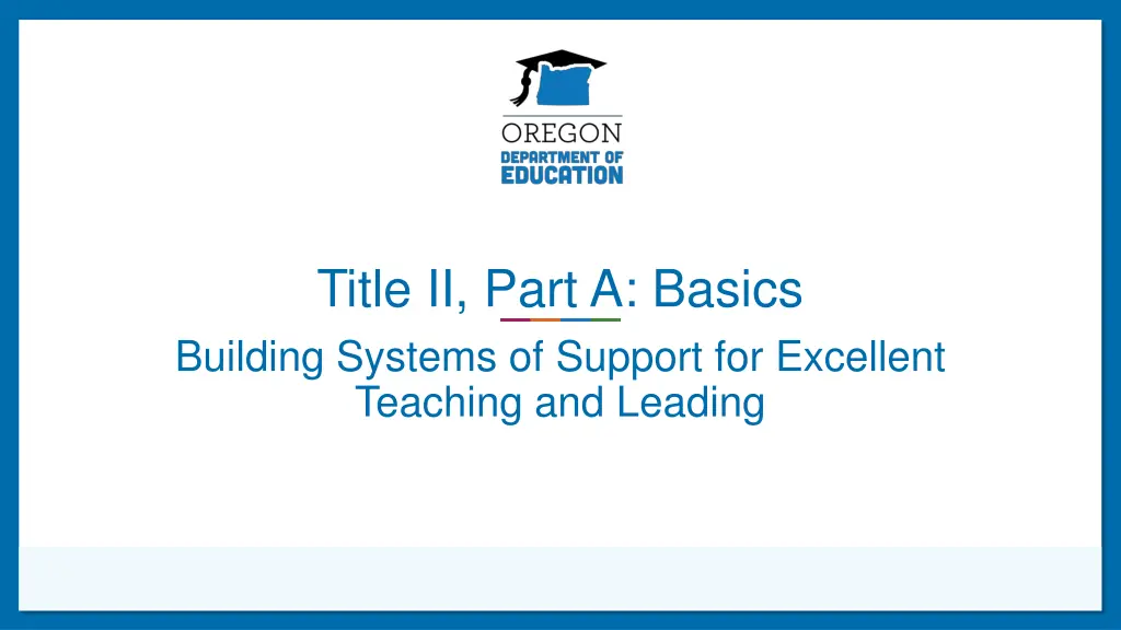 title ii part a basics building systems n.w