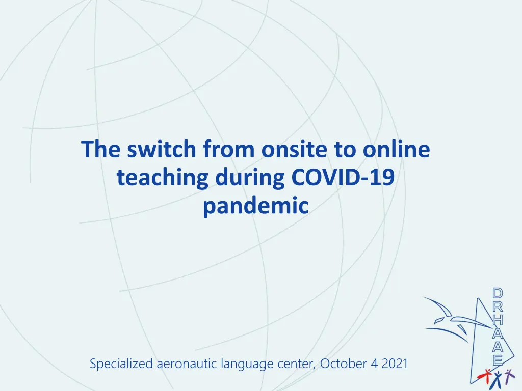 the switch from onsite to online teaching during n.w