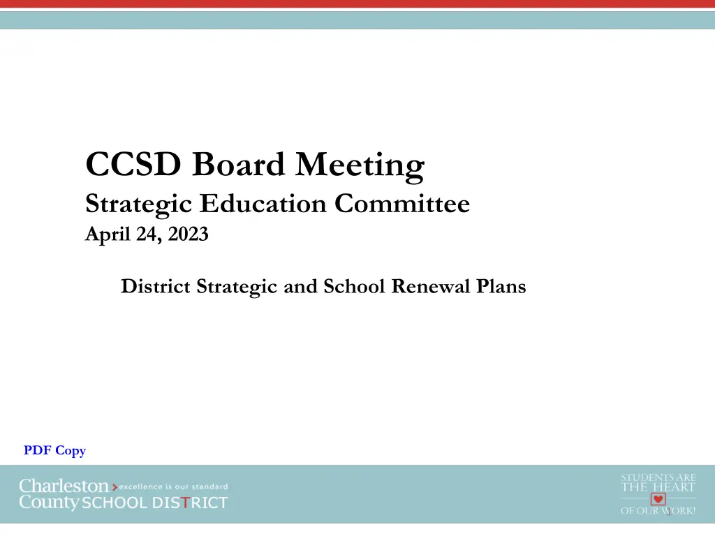 ccsd board meeting strategic education committee n.w