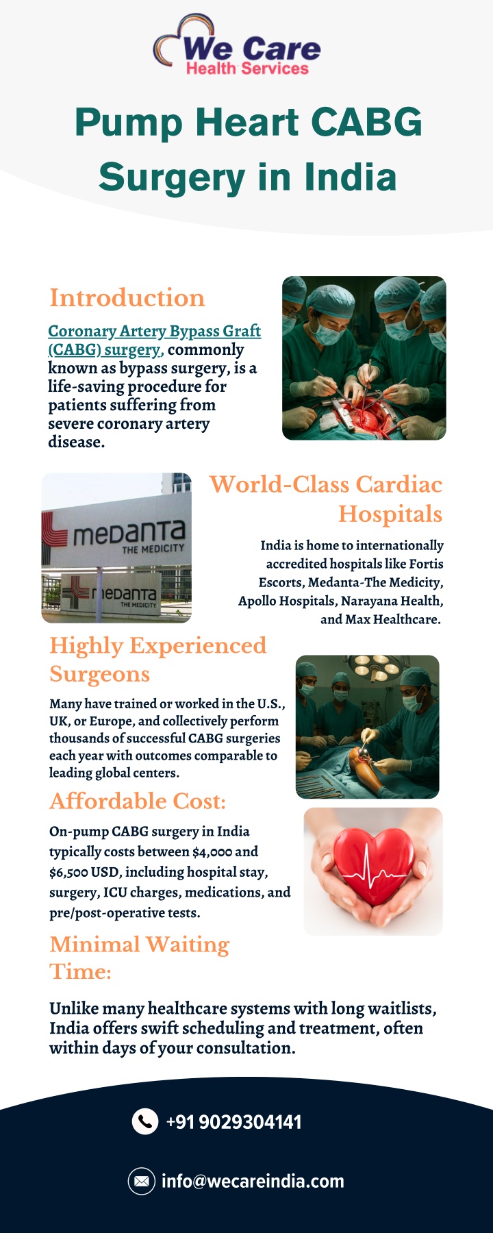 pump heart cabg surgery in india n.w