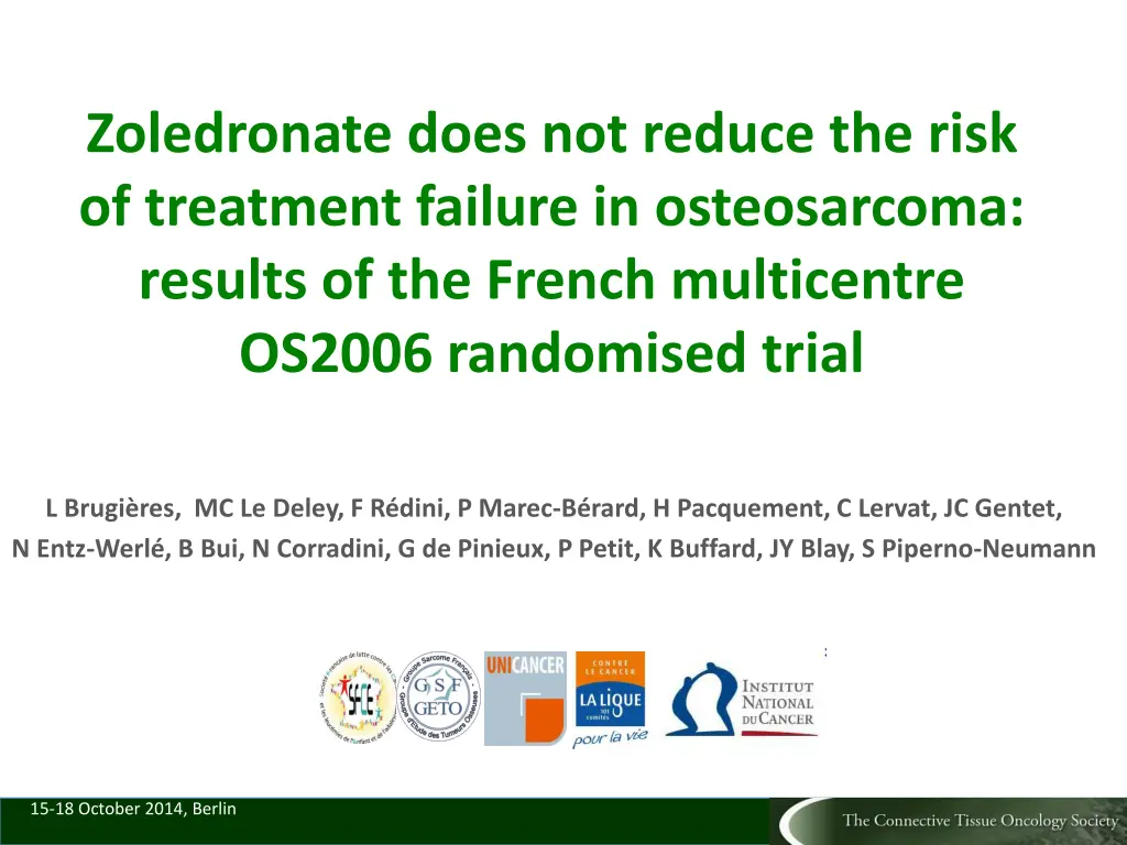 zoledronate does not reduce the risk of treatment n.w