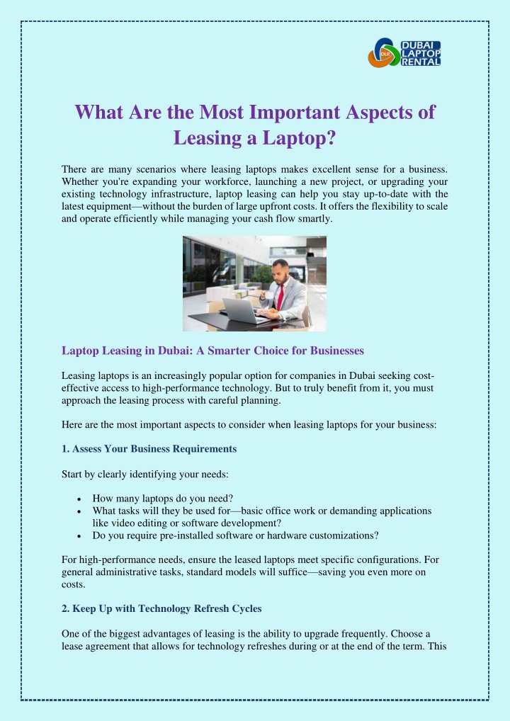what are the most important aspects of leasing n.w