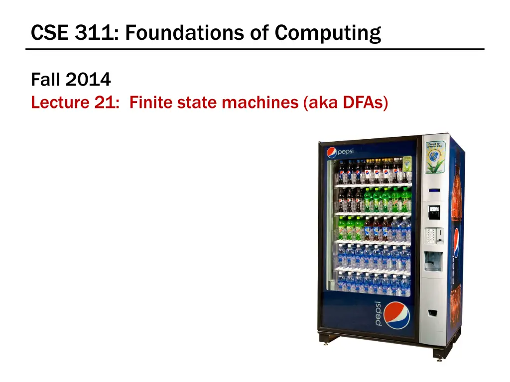 cse 311 foundations of computing n.w