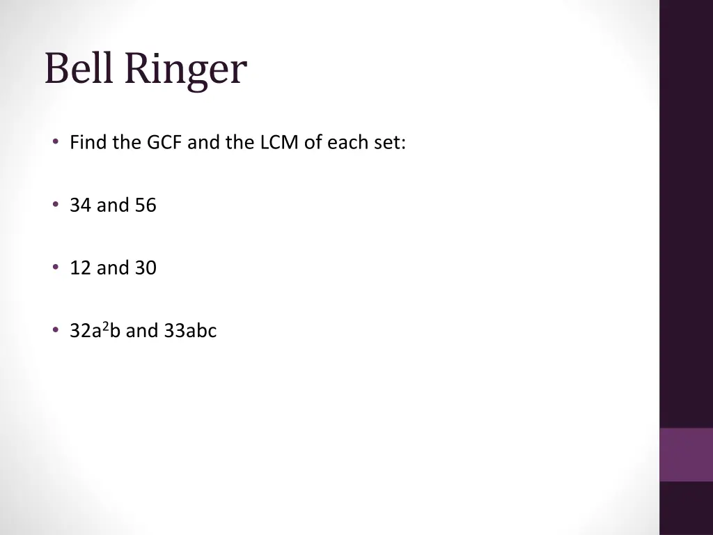 bell ringer n.w