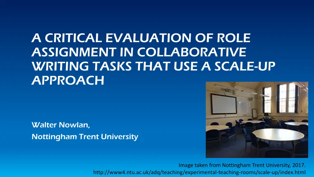 a critical evaluation of role assignment n.w