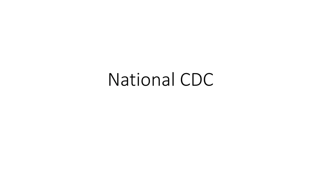 national cdc n.w