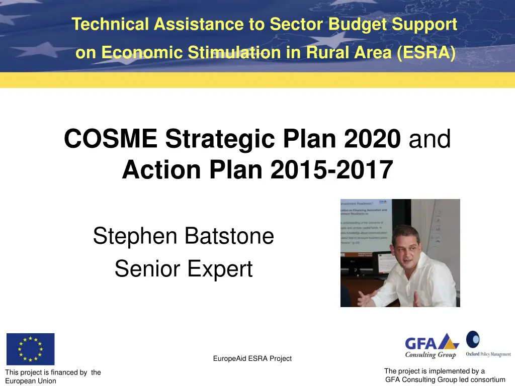technical assistance to sector budget support n.w