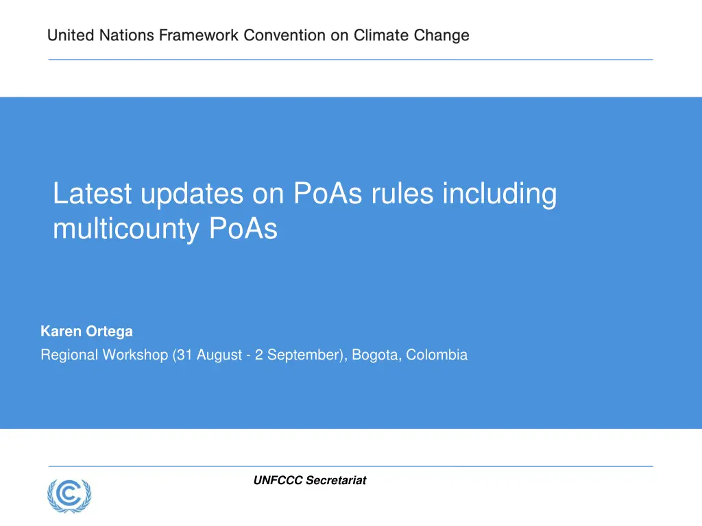 latest updates on poas rules including n.w