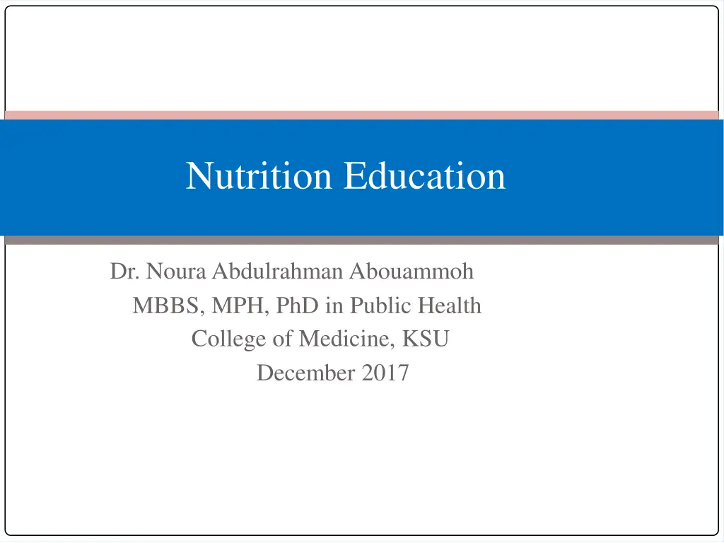 nutrition education n.w