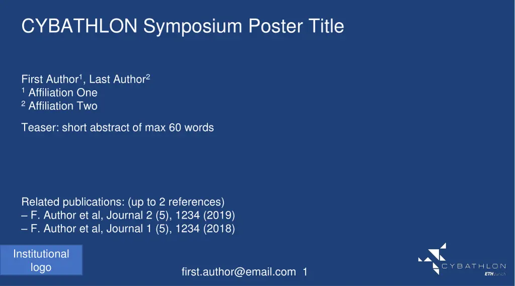cybathlon symposium poster title n.w