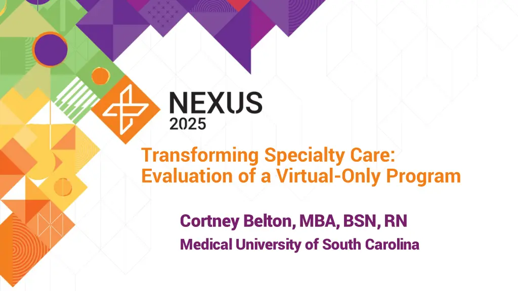 transforming specialty care evaluation n.w