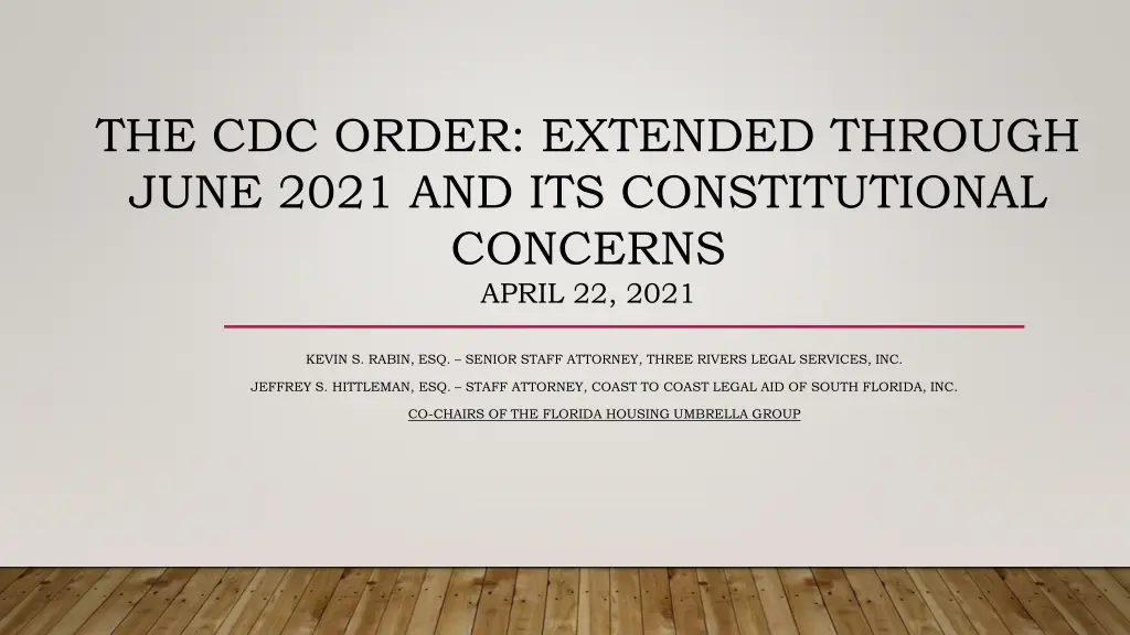 the cdc order extended through june 2021 n.w