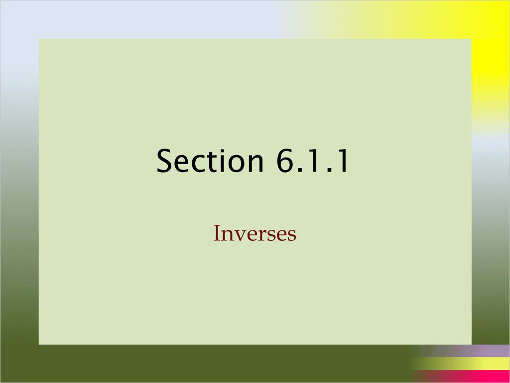 section 6 1 1 n.w