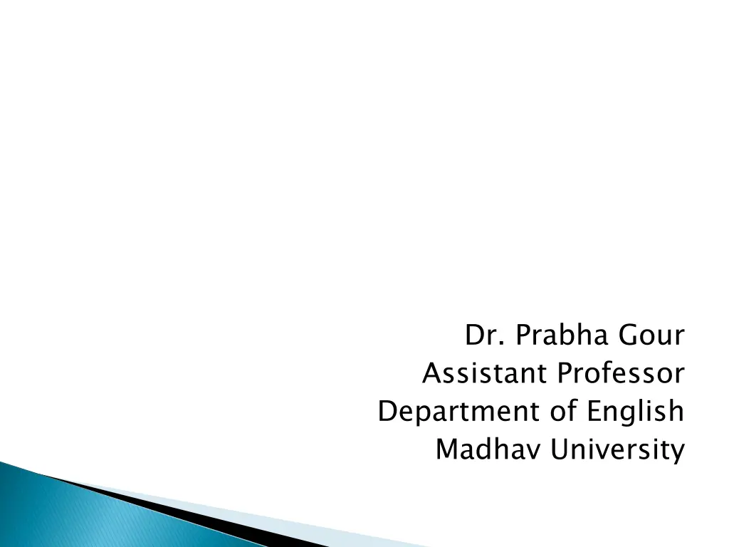 dr prabha gour assistant professor department n.w