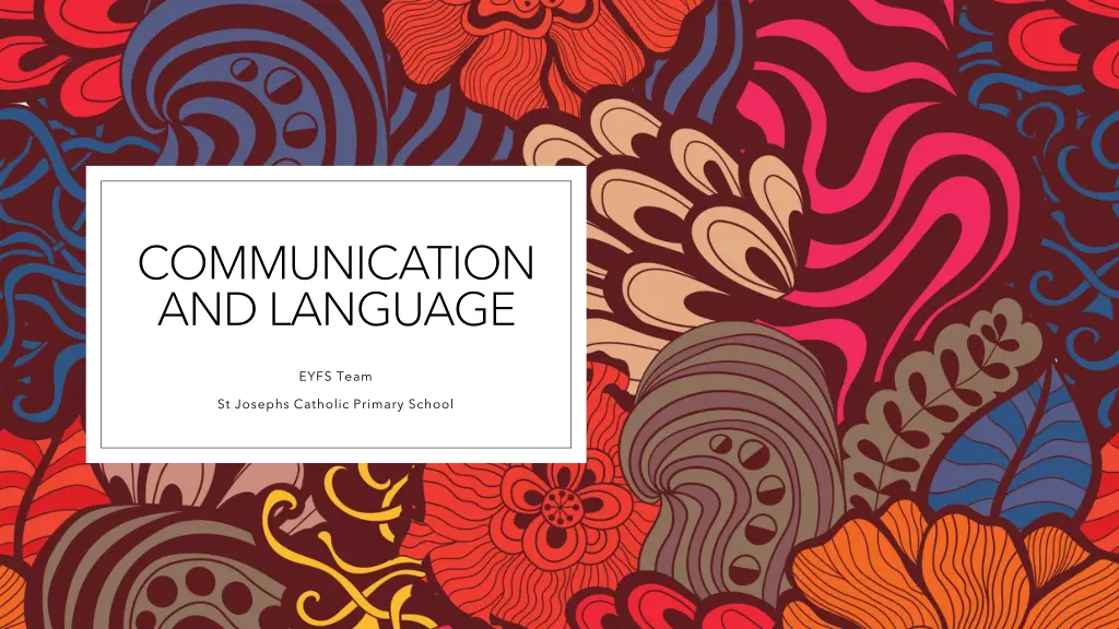 communication and language n.w