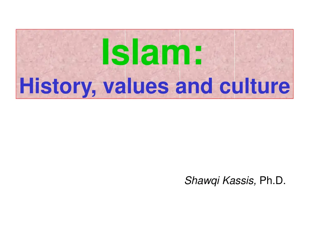islam n.w