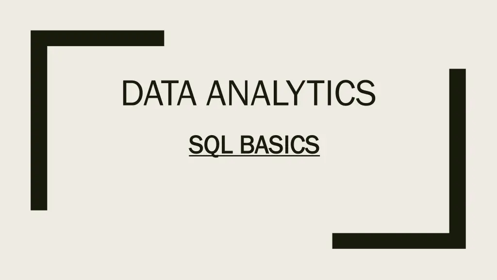data analytics n.w