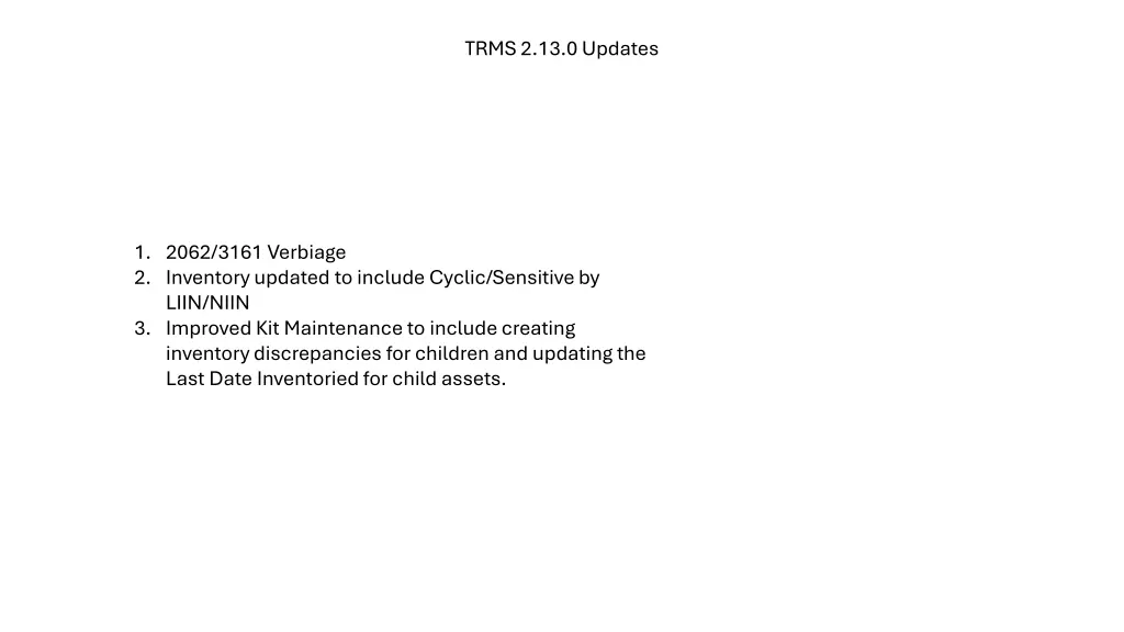 trms 2 13 0 updates n.w