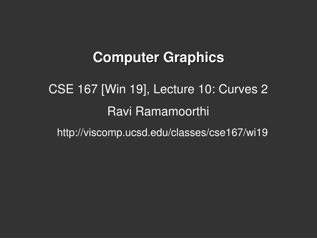 computer graphics n.w
